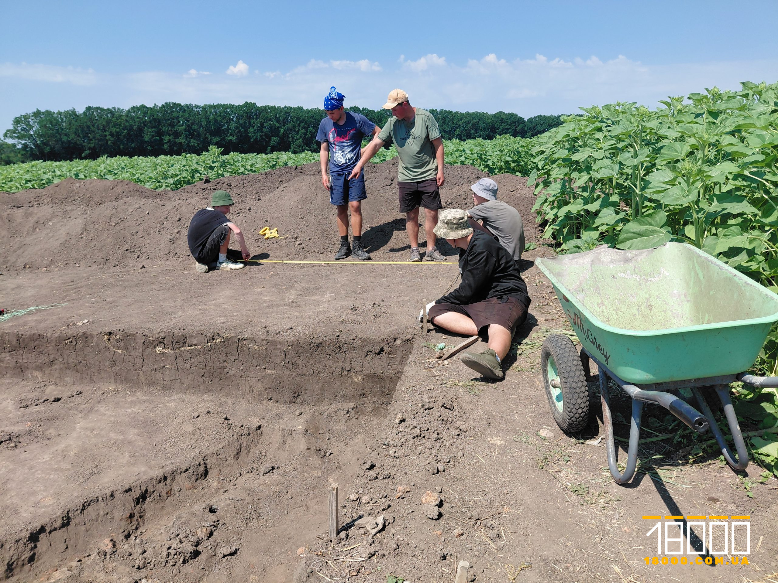 Архіологи намагаються виміряти територію за способом єгипетського кута
