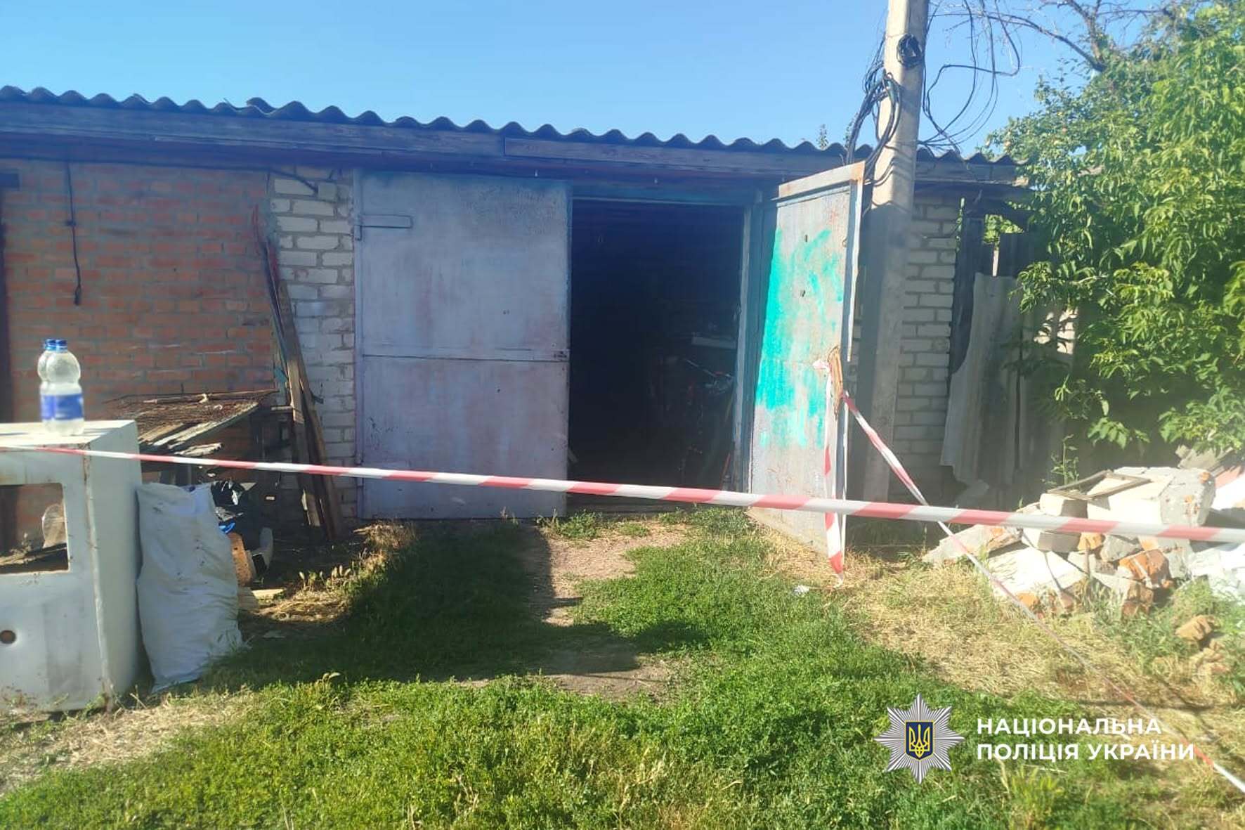Гаражне приміщення, де сталося вбивство
