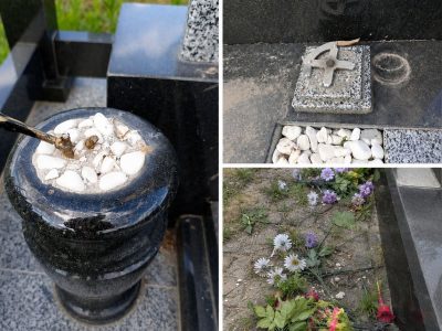 вандалізм на кладовищі