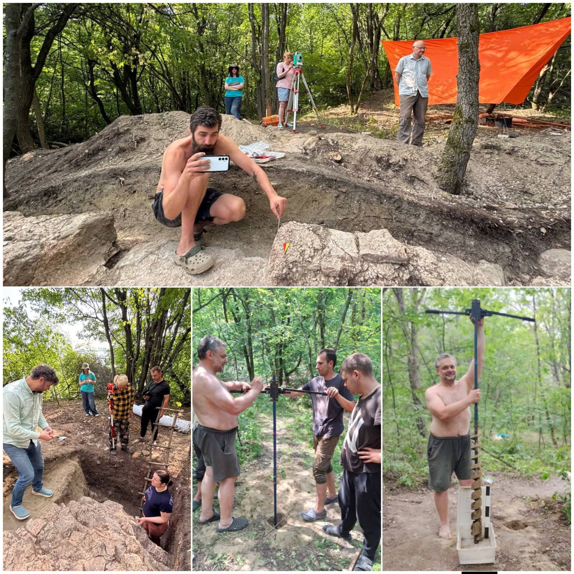 Як працюють дослідники на Трахтемирові