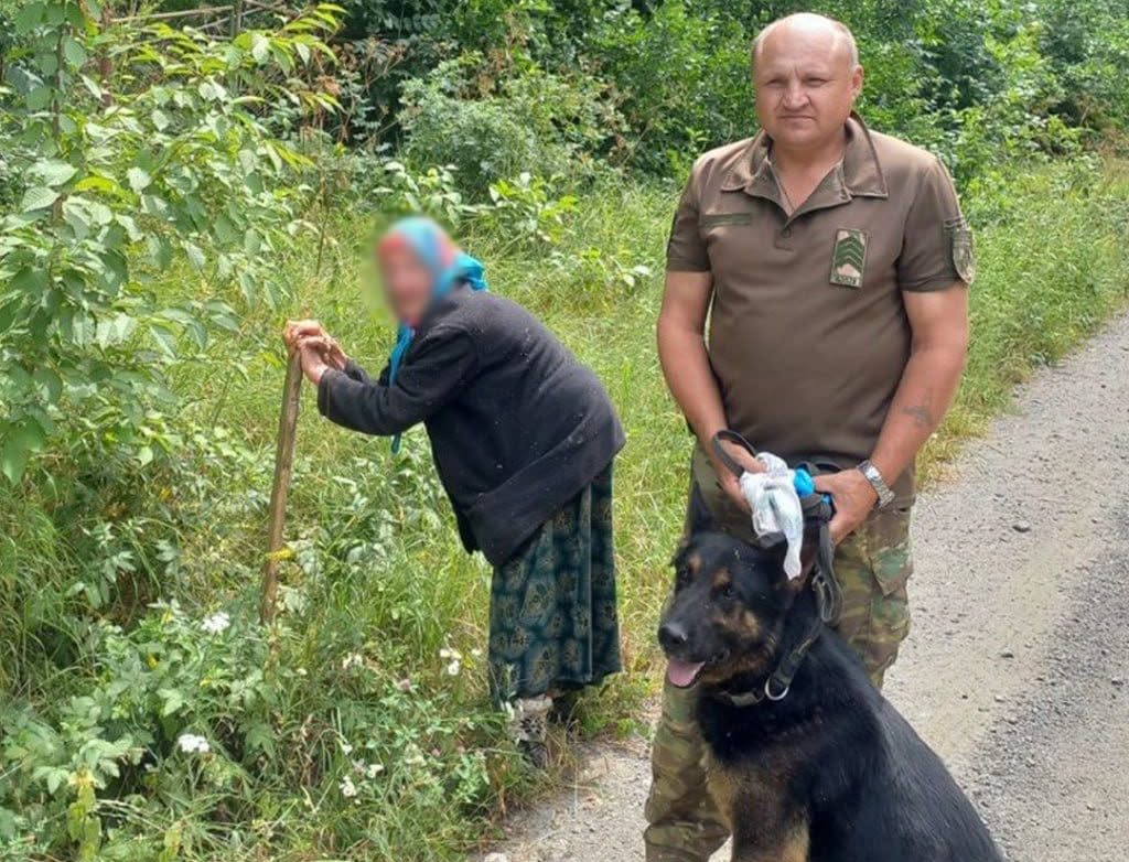 собака знайшов жінку на Уманщині