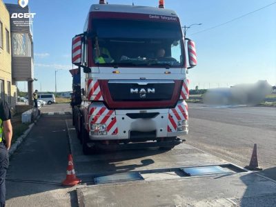 вантажівку зипинили в умані