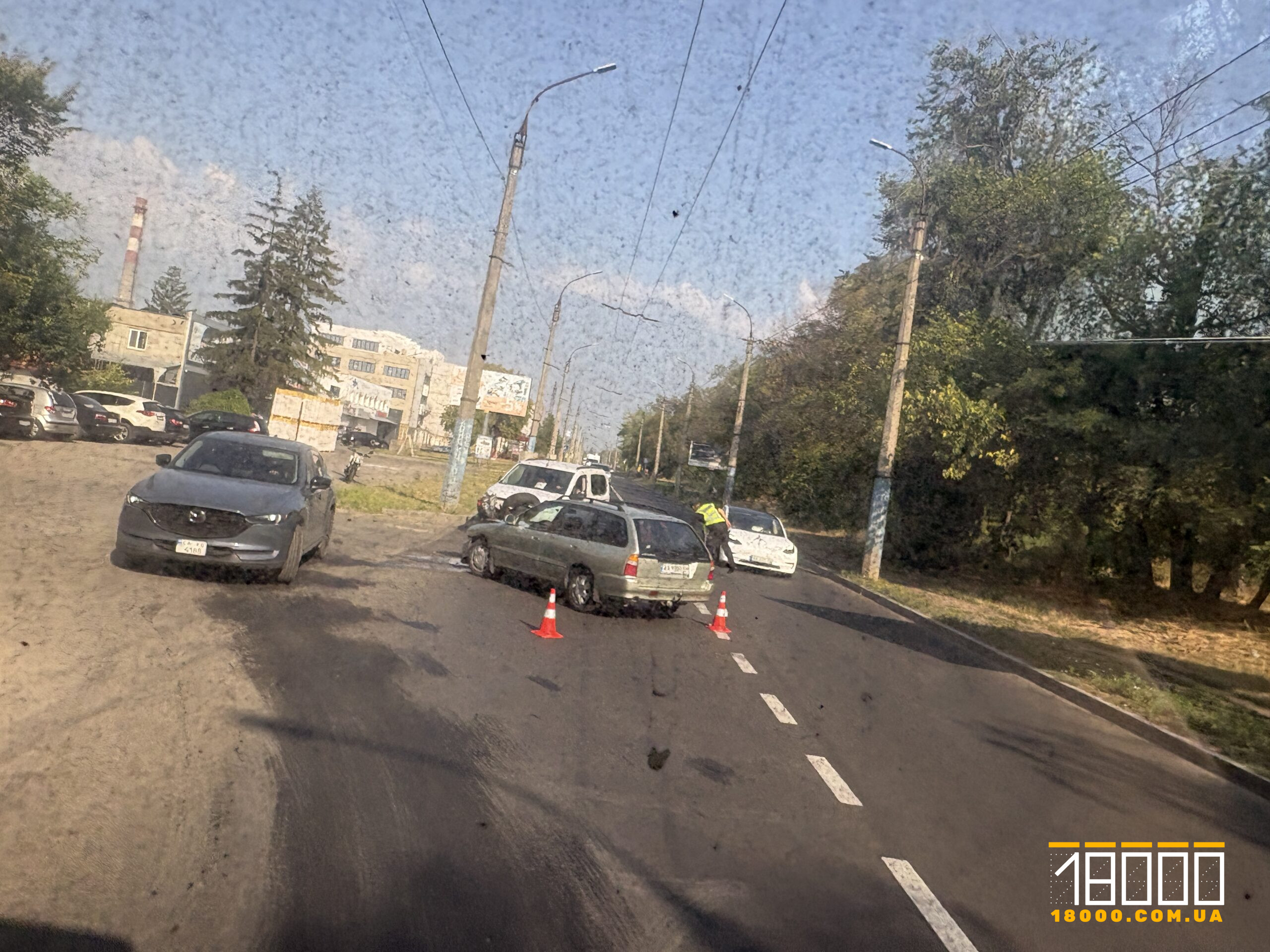 ДТП на вулиці Одеській у Черкасах 5 серпня