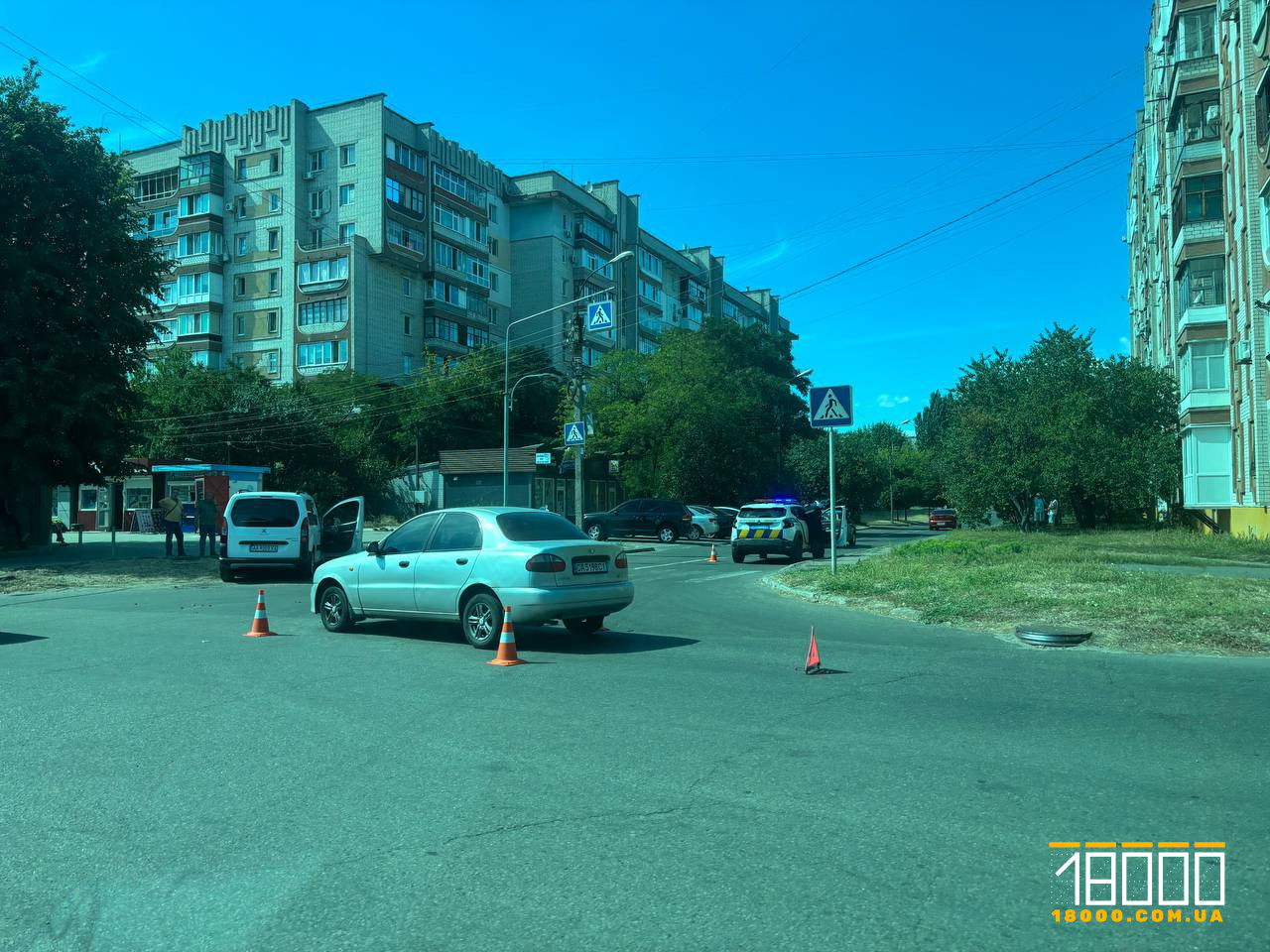 ДТП на вулиці Пастерівська та Бидгощська у Черкасах 25 серпня