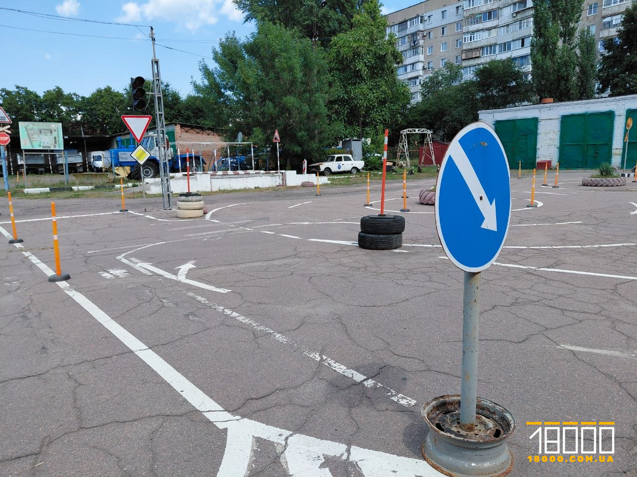 Тренувальний майданчик на території ліцею