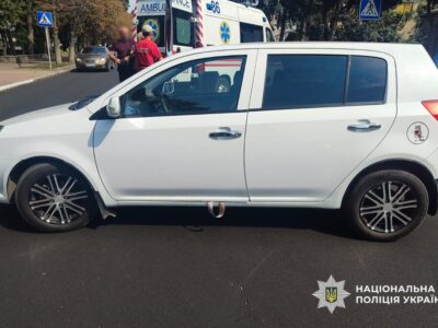 місце аварії у Шполі