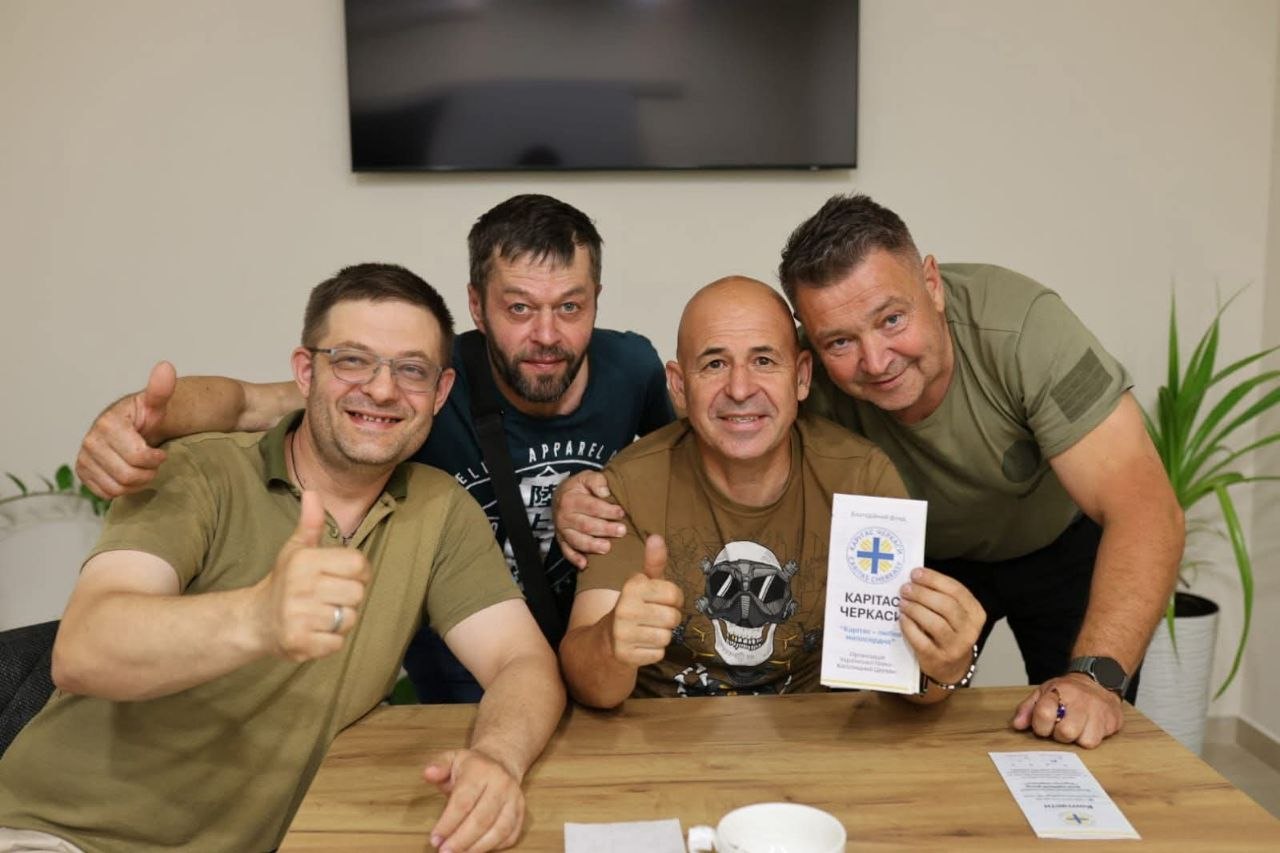 Фахівці Карітас Черкаси із ветеранами
