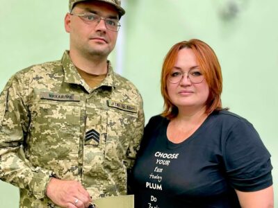 військовий у золотоноші отримав нагороду