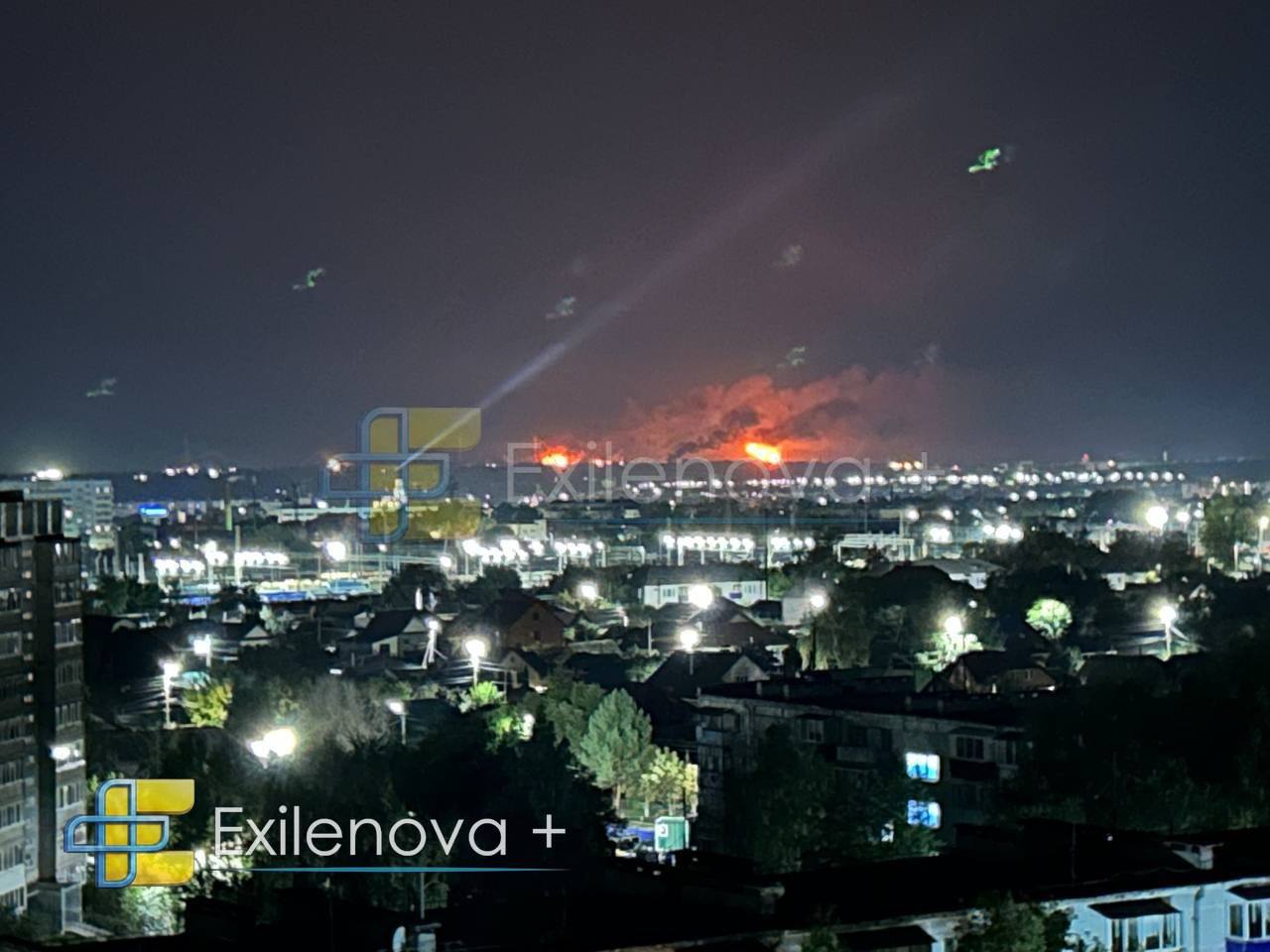 Удар по російському НПз