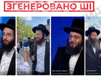 У мережі поширюють ШІ-відео про «масове переселення» хасидів до Умані