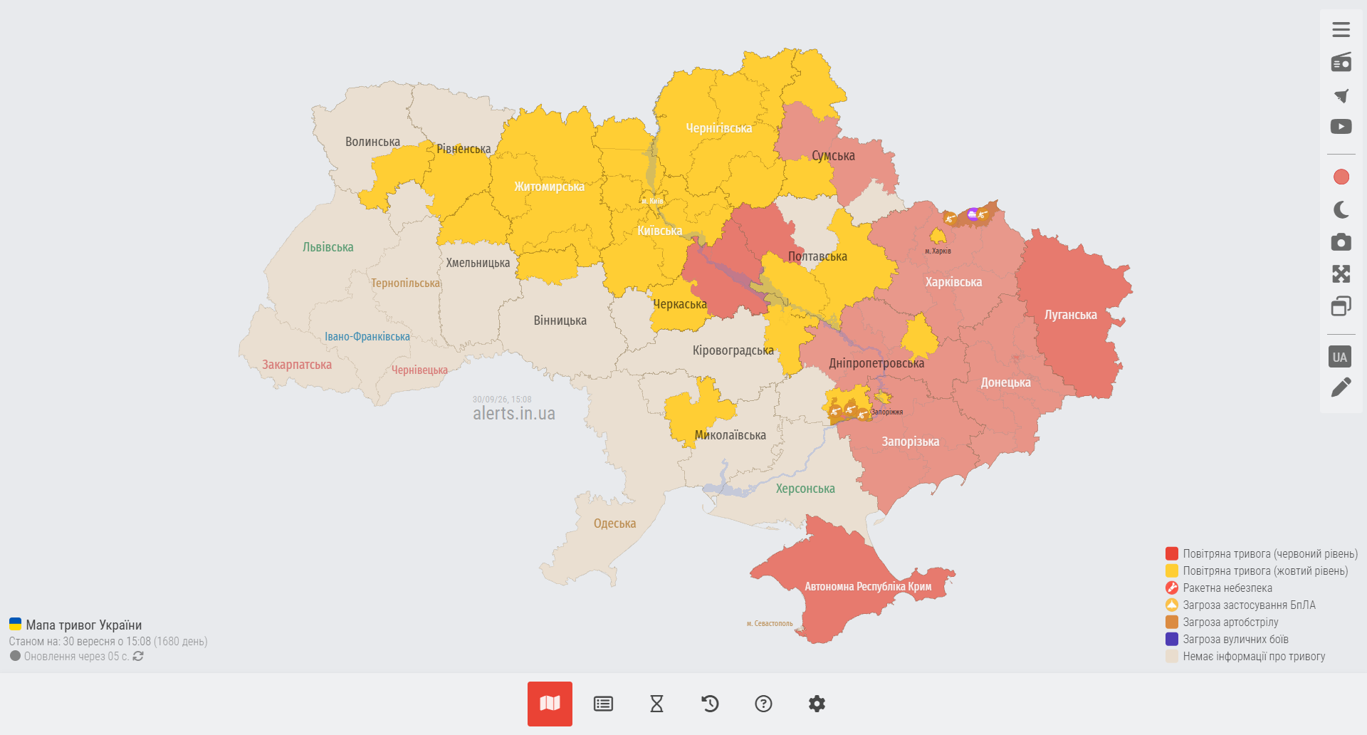 повітряні тривоги