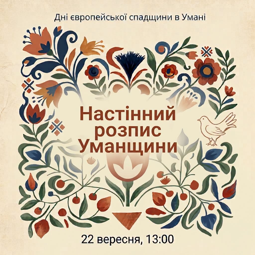 Черкащан запрошують на зустріч із традиційного уманського розпису