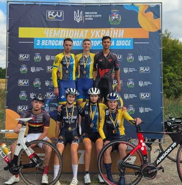 Черкаські велосипедисти призери чемпіонату України (ФОТО)