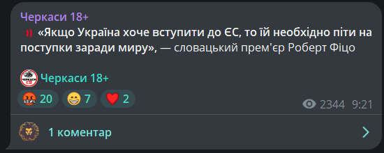 Заява Фіцо