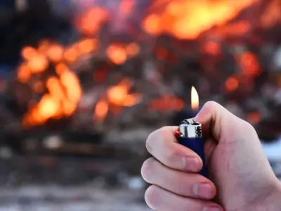 Запальничка підпал авто 10 вересня в Золотоноші