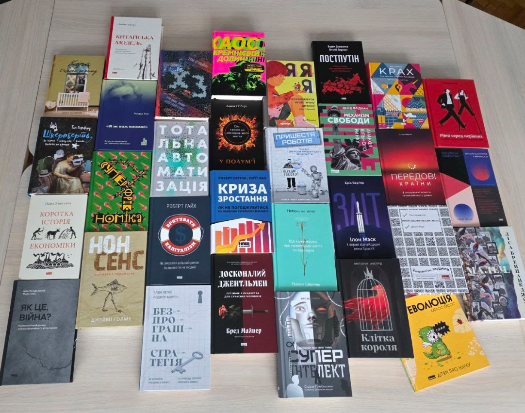 Книги від видавництва «Наш Формат»: черкаська дитяча бібліотека отримала поповнення фонду