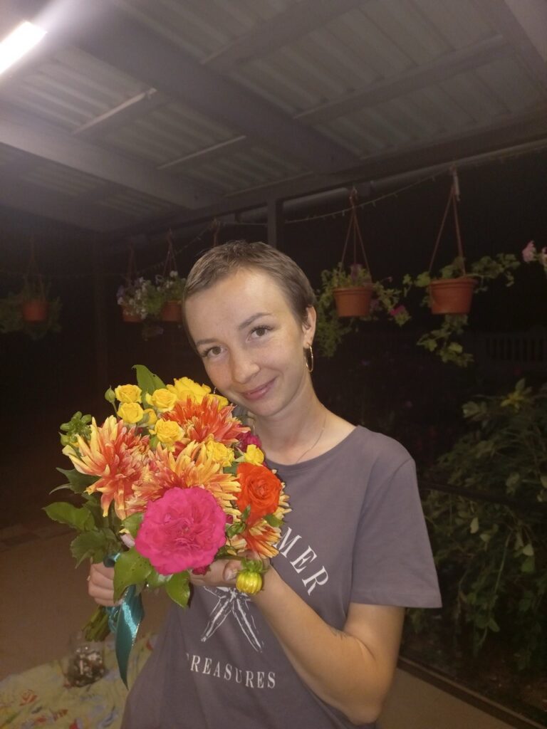 Юлія після повернення додому