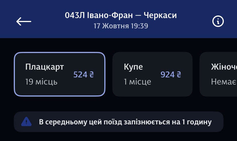 Затримка поїздів